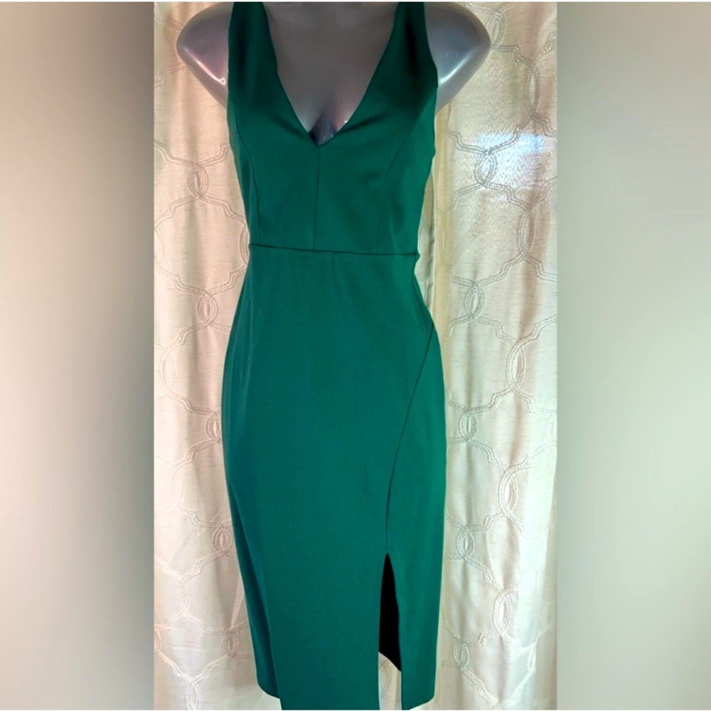 Lulus Hunter green dress